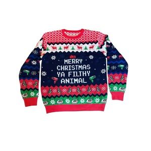 HOME ALONE Sweater MERRY CHRISTMAS YA FILTHY ANIMAL New in Package 2XL